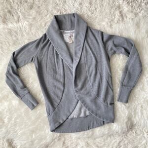 Element Open Front Cardigan in Gray, Size XS